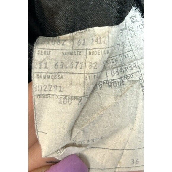 Ralph Lauren Black Label Mens Pinstripe Jacket Blazer Sport Coat Wool Size 36 R - Picture 8 of 8